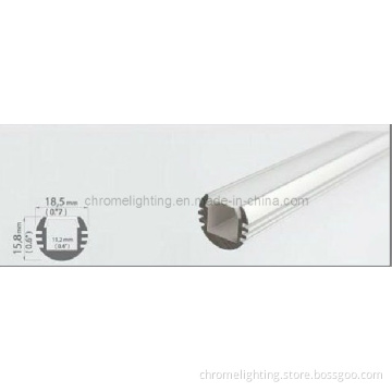 18*15.8mm Aluminum Profile, LED Aluminum Profile for LED Strip Light, with PC Shade